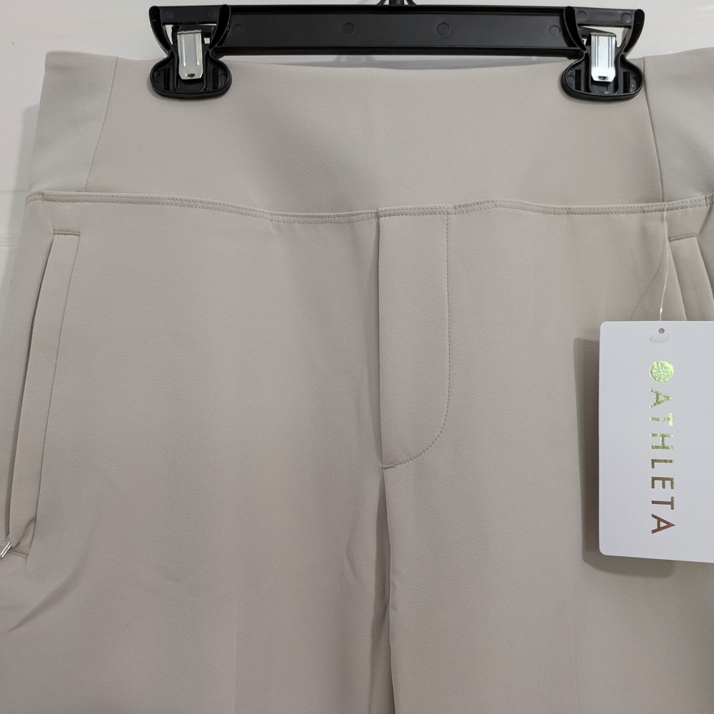 Athleta Cream Boot Cut Pants
